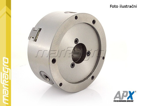 Soustružnické tříčelisťové sklíčidlo samocentrující, ocelové - 100 mm (APX3504)