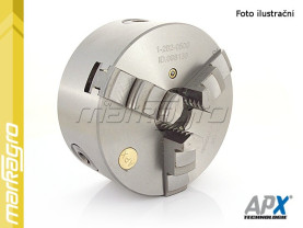Soustružnické tříčelisťové sklíčidlo samocentrující, ocelové - 125 mm (APX3504)