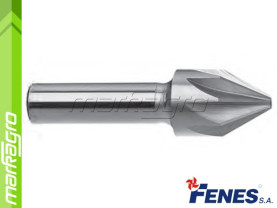 Záhlubník kuželový 60° s válcovou stopkou, DIN334-A HSS - 20 mm (FENES)