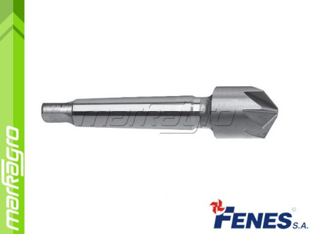 Záhlubník kuželový 120° se stopkou Morse 2, DIN347-B HSS - 25 mm (FENES)