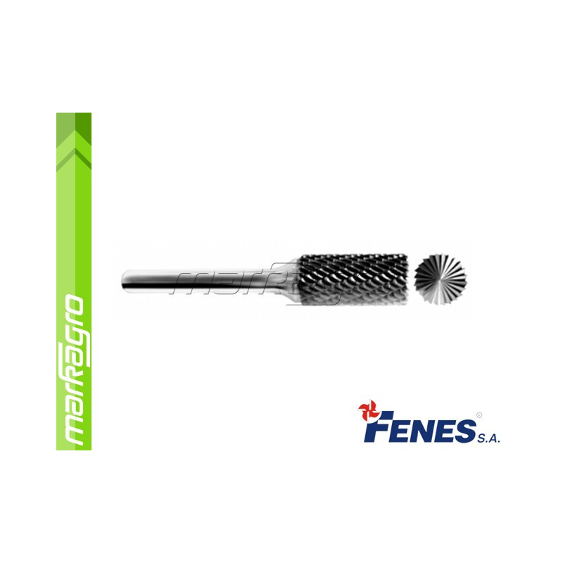 Technická fréza 16x25 - 6 mm ZYAS tvrdokovová, válcová s čelními břity (FENES) Technická fréza 16x25 - 6 mm ZYAS tvrdokovová, válcová s čelními břity (FENES)