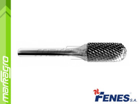 Technická fréza 6x13 - 3 mm WRC tvrdokovová, válcová zaoblená (FENES)