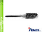 Technická fréza 6x16 - 6 mm WRC tvrdokovová, válcová zaoblená (FENES)