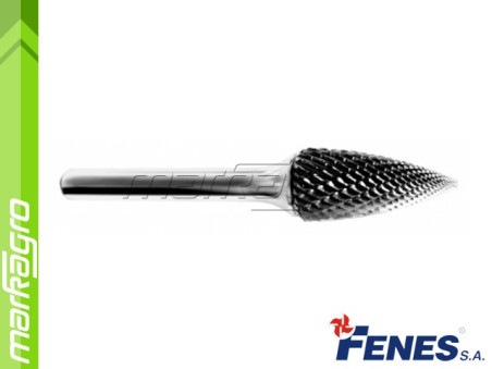 Technická fréza 12x25 - 6 mm SPG tvrdokovová, stromečková (FENES)