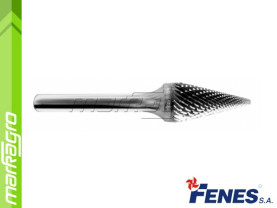 Technická fréza 3x11 - 3 mm KEL tvrdokovová, kuželová (FENES)