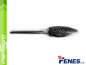 Technická fréza 6x18 - 6 mm tvrdokovová, plaménková (FENES) Technická fréza 6x18 - 6 mm tvrdokovová, plaménková (FENES)