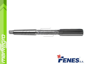 Strojní výstružník D6 H7 se stopkou Morse s přímými břity DIN208-A HSS-E - 6 mm (FENES)