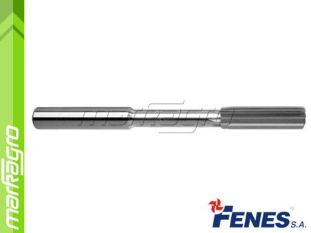 Strojní výstružník D3 H7 s válcovou stopkou s přímými břity s náběhem DIN212-A HSS - 3 mm (FENES)