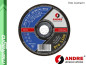 Řezný kotouč plochý - 125 mm x 2 mm x 22,2 mm, PRO-LINE verze METAL+INOX, TYP 41 - ANDRE (010086)