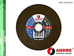 Řezný kotouč plochý - 125 mm x 1 mm x 22,2 mm, PRO-LINE verze METAL+INOX (malá etiketa), TYP 41 - ANDRE (010180)
