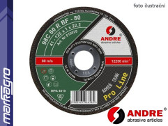 Řezný kotouč plochý - 125 mm x 1 mm x 22,2 mm, PRO-LINE verze STONE, TYP 41 - ANDRE (010028)