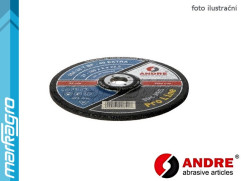 Brusný kotouč vypouklý - 150 mm x 6 mm x 22,2 mm, PRO-LINE verze EXTRA, TYP 27 - ANDRE (050061)