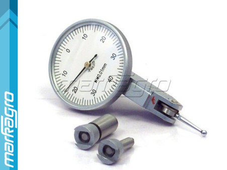 Páčkový číselníkový úchylkoměr 0 - 0,8 mm / 0,01 - DARMET (560-011)