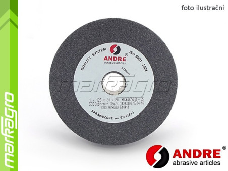 Brusný kotouč plochý - 150 mm x 20 mm x 20 mm, s keramickým pojivem, TYP 1 - ANDRE (510812)