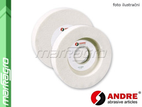 Brusný kotouč s jednostranným válcovým vybráním - 50 mm x 50 mm x 16 mm, s keramickým pojivem, TYP 5 - ANDRE (512398)