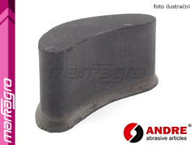Brusný segment ledvinový - 55 mm x 75 mm x 150 mm, s pryskyřičným pojivem, TYP 3110 - ANDRE (140130)