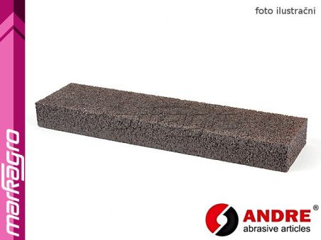 Brusný segment obdélníkový - 50 mm x 20 mm x 200 mm, s pryskyřičným pojivem, TYP 9010 - ANDRE (140008)