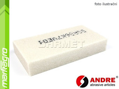 Brusný segment obdélníkový - 80 mm x 25 mm x 150 mm, s keramickým pojivem, TYP 3101 - ANDRE (540093)