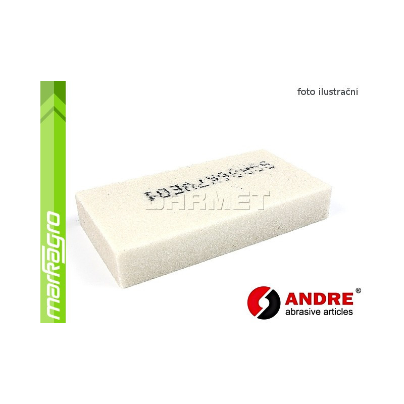 Brusný segment obdélníkový - 90 mm x 35 mm x 150 mm, s keramickým pojivem, TYP 3101 - ANDRE (540597)