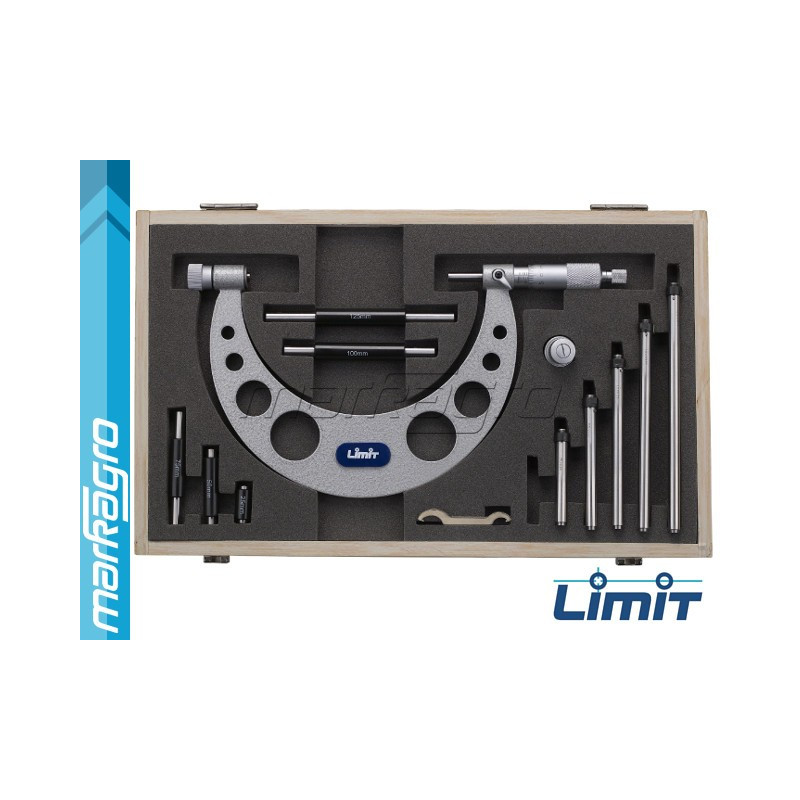 Mikrometr s výměnnými doteky pro měření vnějších průměrů 150 - 300 mm (95440202) Mikrometr s výměnnými doteky pro měření vnějších průměrů 150 - 300 mm (95440202)