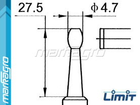 Mikrometr na trubky 0 - 25 mm - LIMIT (9548-0109)