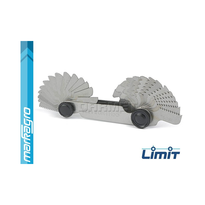 Měrka na závity Whitworthovy 55° - LIMIT (2580-1002)