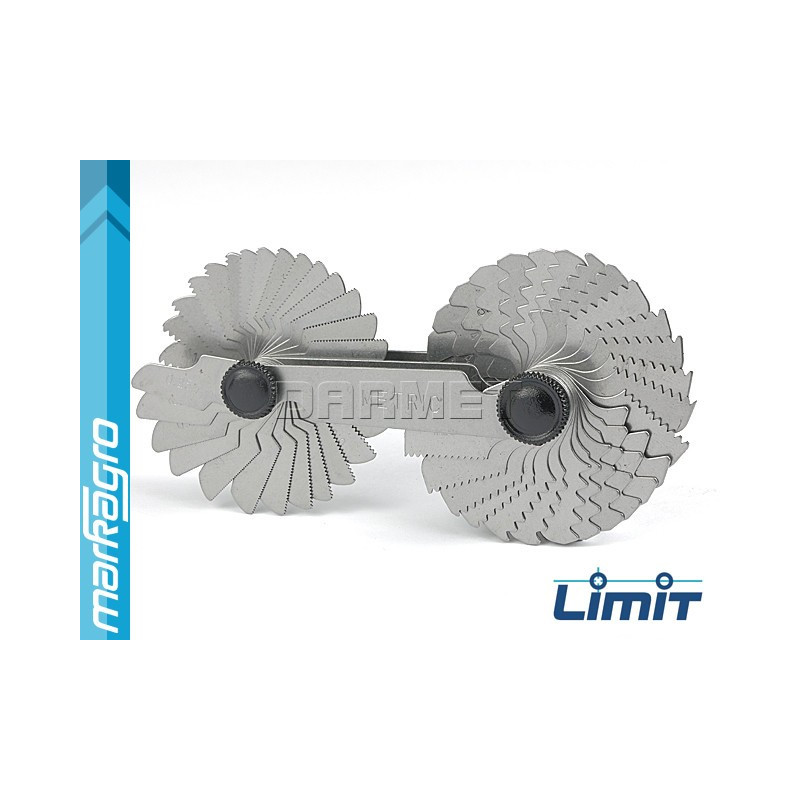 Měrky na závity M/UNC 60°, 55 šablon - LIMIT (2580-1200)