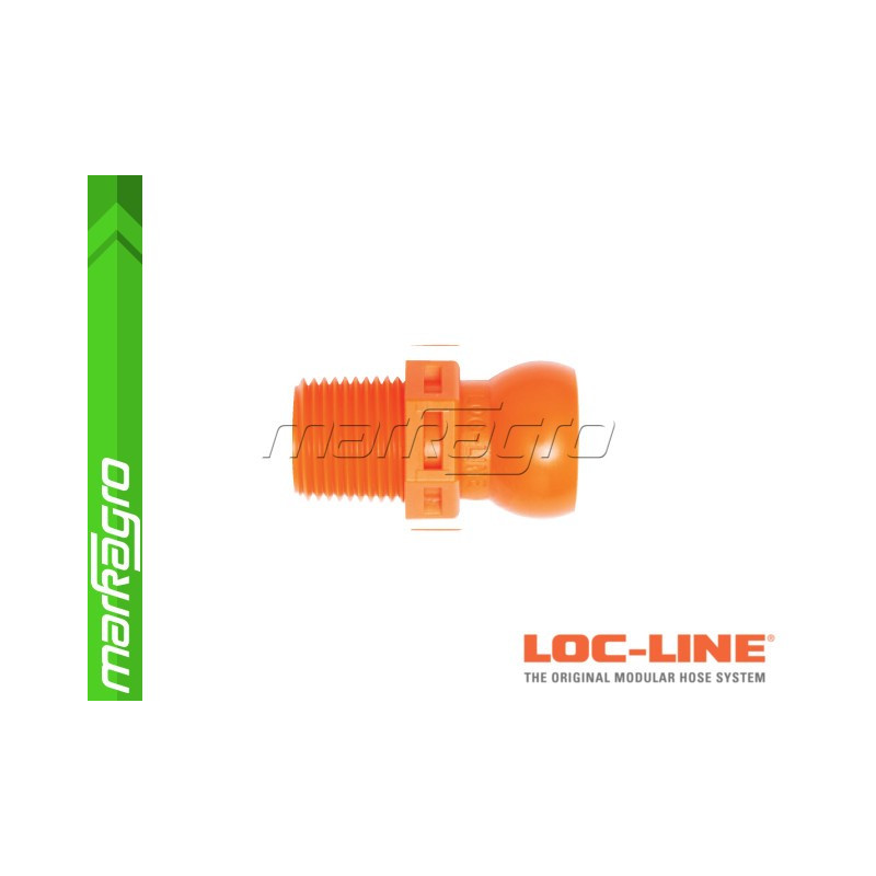 Segment s vnějším závitem NPT 3/8" - LOC-LINE (59864.1) Segment s vnějším závitem NPT 3/8" - LOC-LINE (59864.1)