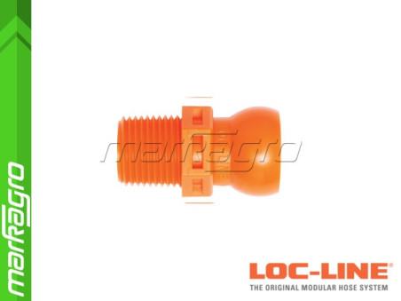 Segment s vnějším závitem NPT 3/8" - LOC-LINE (59864.1)