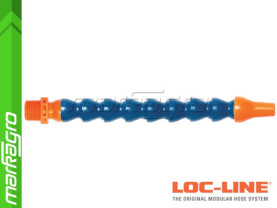 Chladící hadice s kruhovou tryskou Ø 3/8" (~9,5 mm) s vnějším závitem NPT 1/2", délka 500 mm - LOC-LINE (P15120)