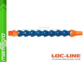 Chladící hadice s kruhovou tryskou Ø 3/8" (~9,5 mm) s vnějším závitem NPT 3/8", délka 500 mm - LOC-LINE (P15020)