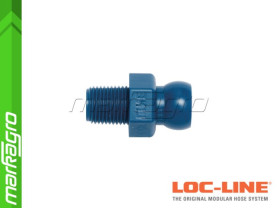 Segment s vnějším závitem BSPT 1/4" - LOC-LINE (49438.1)